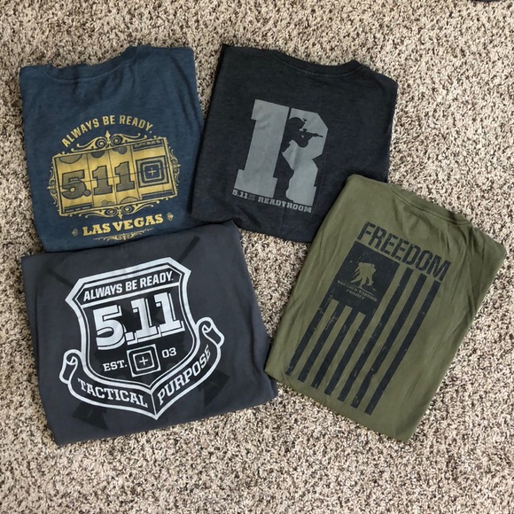 5.11 Tactical Other - Lot of 4 logo tees